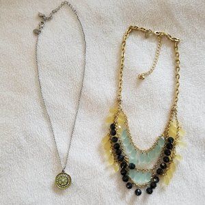 Bundle of 2 Lia Sophia Necklaces